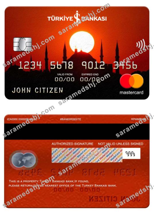 Turkey Bankasi bank mastercard